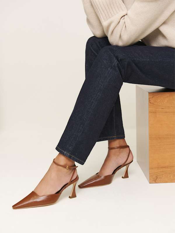 Natasha Pump - Patent Rum Snake